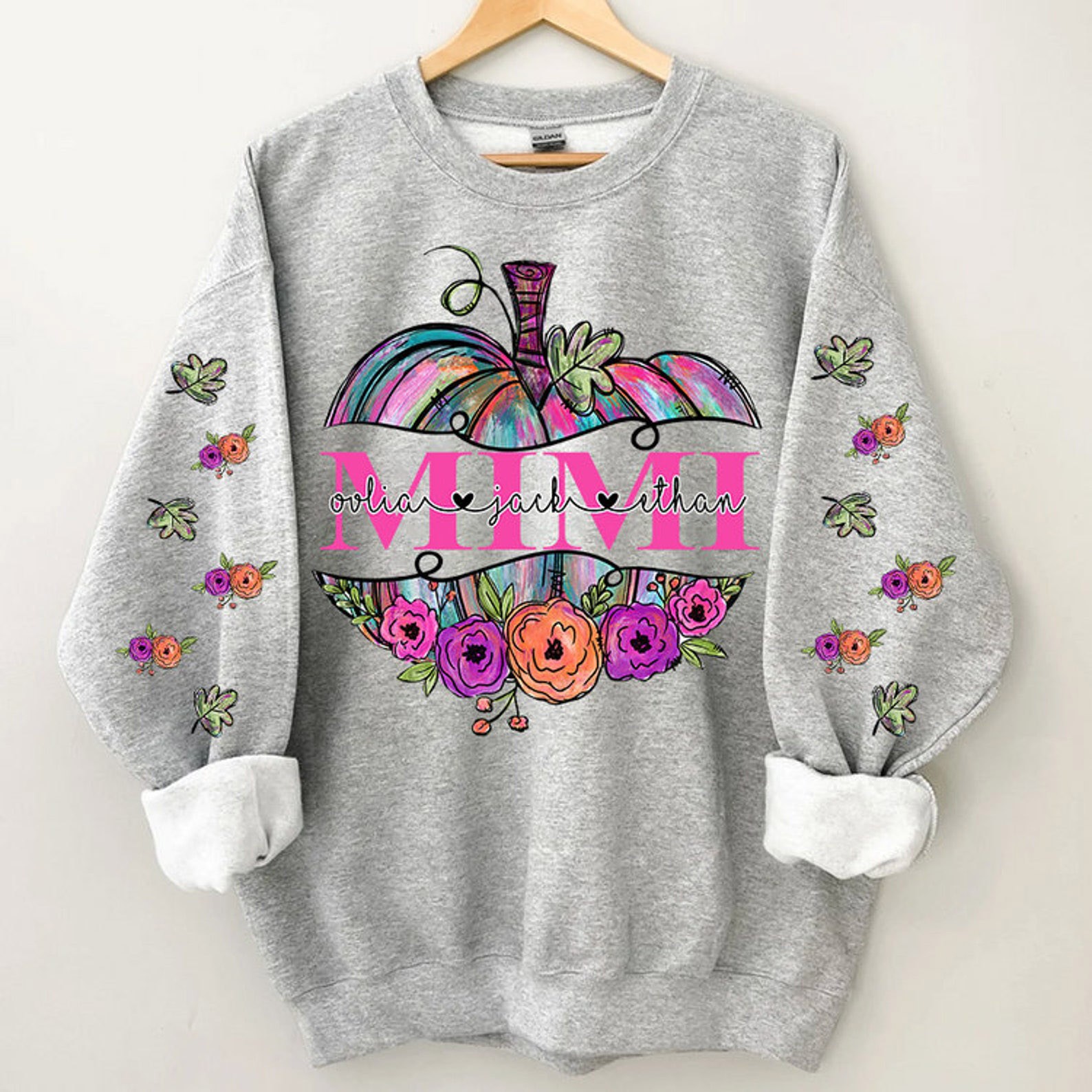 Custom Mimi Pumpkin Sweater for Halloween