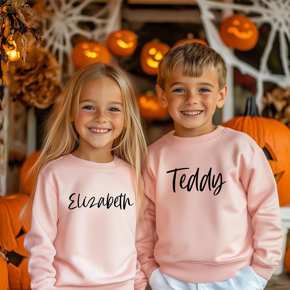 Personalised Youth Name Sweater Custom Sweatshirt