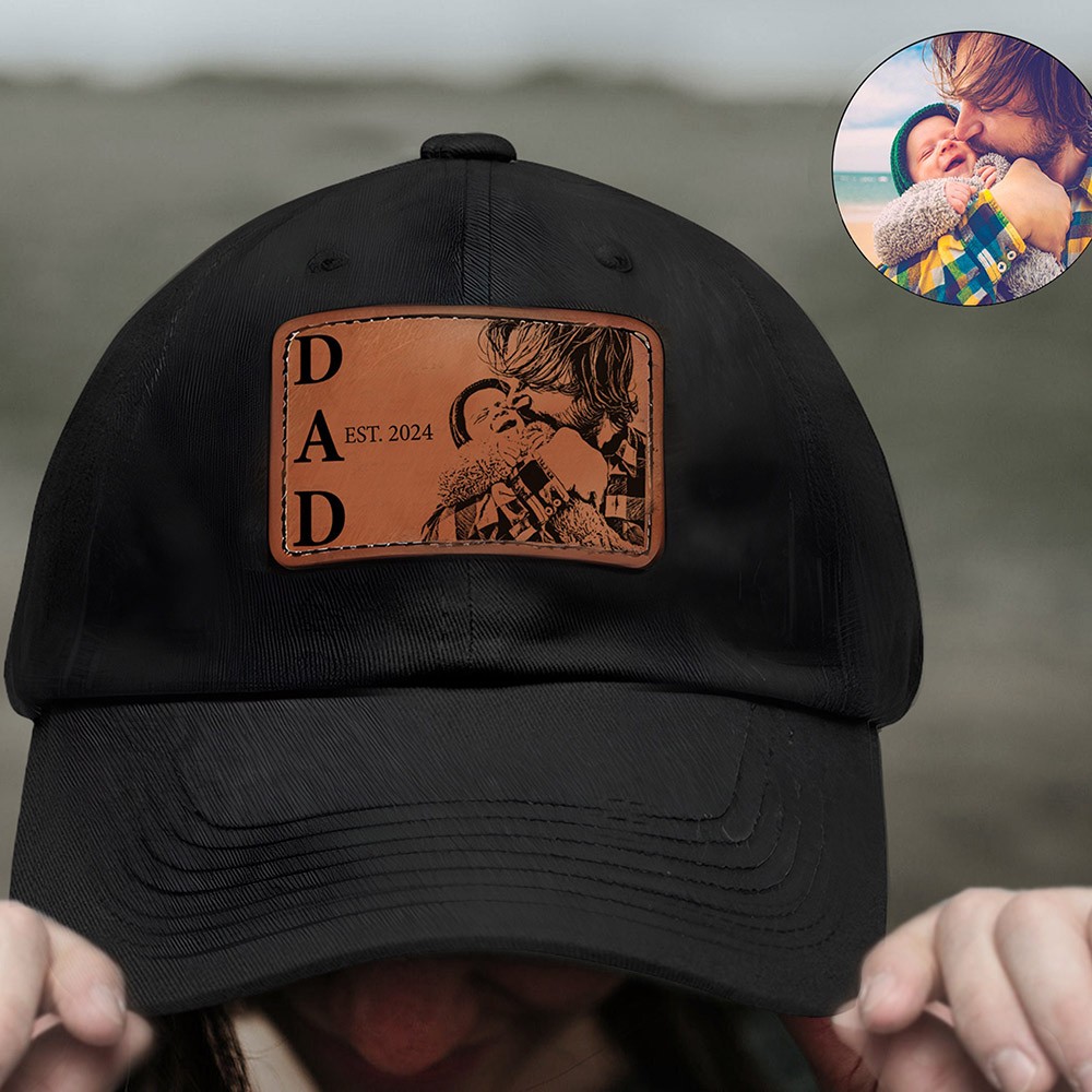 Personalised Dad Est Hat Fathers Day Gift Dad Est Mesh Hat