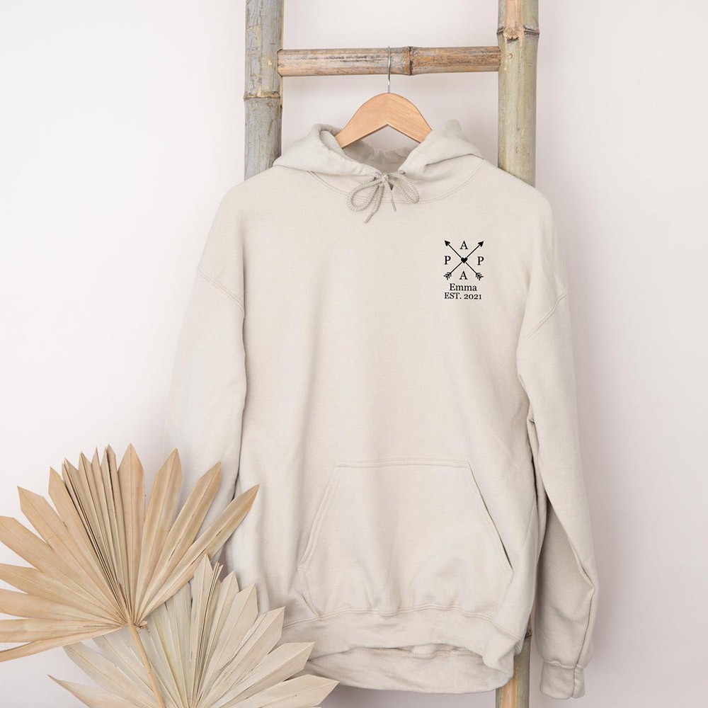 Custom Hoodie with Kids name and birth year