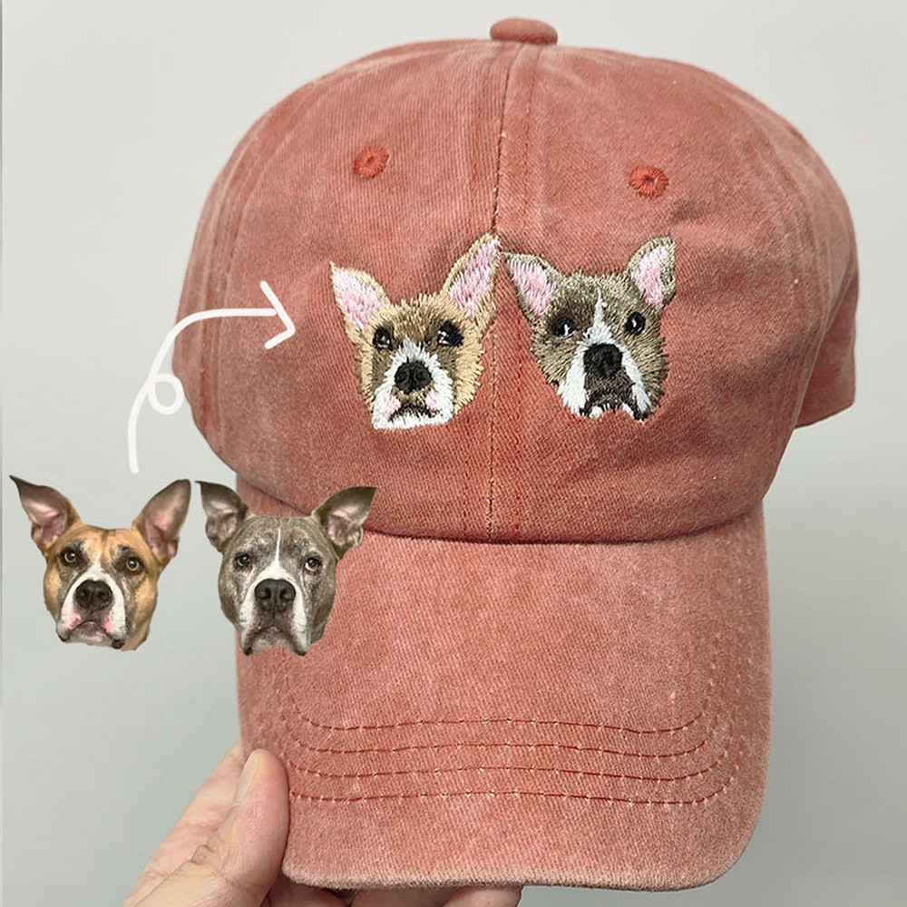 Personalised Hat With Your Dog Photo and Name