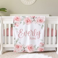 Personalised Name Blanket for Baby Great Gift for Birthday