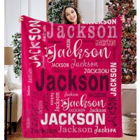 Personalised Name Blanket for Baby Great Gift for Birthday