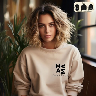 Personalised Mama Sweatshirt with Date Happy Mother's Day Gifts