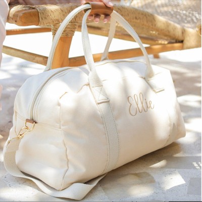Personalised Travel Bags with Name Embroidered Duffel Bag Weekender Bags