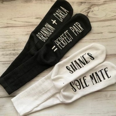 Personalised Valentines Socks Anniversary Gift Socks For Him Couple Socks