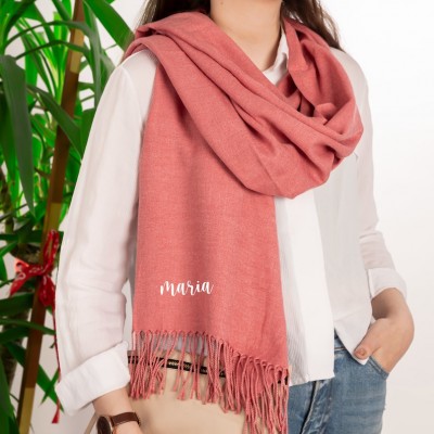 Personalised Scarf as Anniversary Gifts Love Scarves for Couple