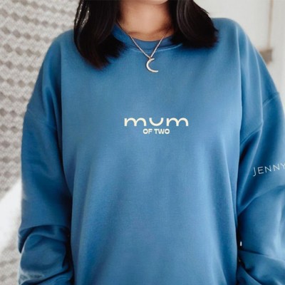Personalised Mum Sweatshirt Hoodie New Mum Outfit Happy Mother's Day Gifts
