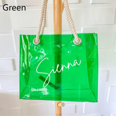 Personalised Transparent Tote Bag Bridesmaid Proposal Gift