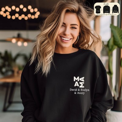 Personalised Mama Sweatshirt with Date Happy Mother's Day Gifts