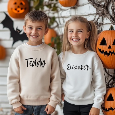Personalised Youth Name Sweater Custom Sweatshirt