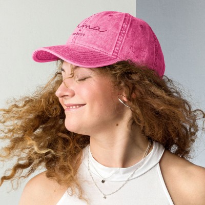 Fathers Day Gift from Kids Dad Hat with Kids Names 