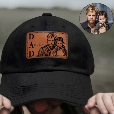 Personalised Dad Est Hat Fathers Day Gift Dad Est Mesh Hat