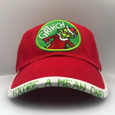 The Grinch Stole Christmas Hat with Custom BrimmTrimm Hat Accessory Brim Protector