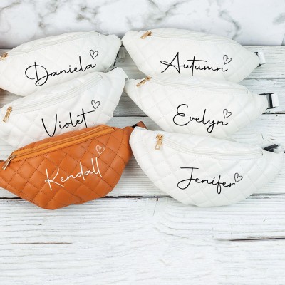 Personalised Fanny Pack Custom Name Fanny Pack Gifts for Vacation