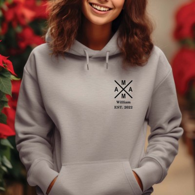Personalised MAMA Est Year Hoodie