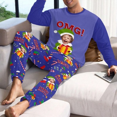 Personalised Christmas Family Pajamas with Face Custom Face Pajamas