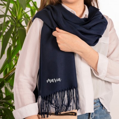 Personalised Scarf as Anniversary Gifts Love Scarves for Couple