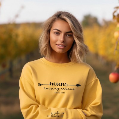 Personalised Mum Hoodie New Mom Outfit Happy Mother's Day Gifts