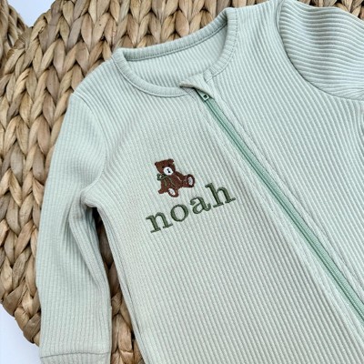Personalised Embroidered Baby Romper - Newborn Essentials Christmas Gifts for Kids