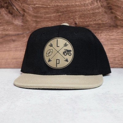 Custom Hat With Initials and Symbols 