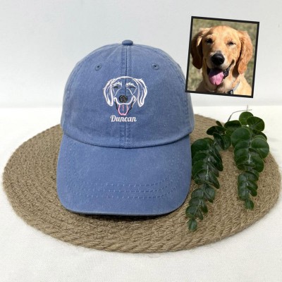 Personalised Hat With Your Dog Photo and Name