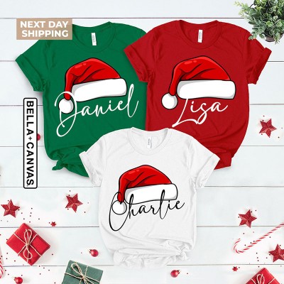 Personalised Matching Family Christmas Shirts Xmas Party Outfits
